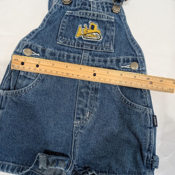 Carter's Denim Overalls with Bulldozer Applique, 6-9 mos. - Picture 6 of 6